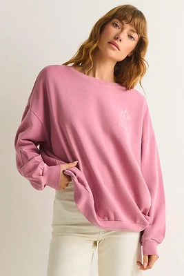 Palm Sunday Sweatshirt | Dusty Orchid