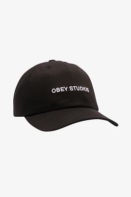 Obey Studios Strapback | Black