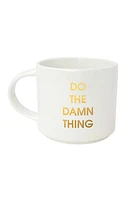 Do The Damn Thing Mug | White Gold