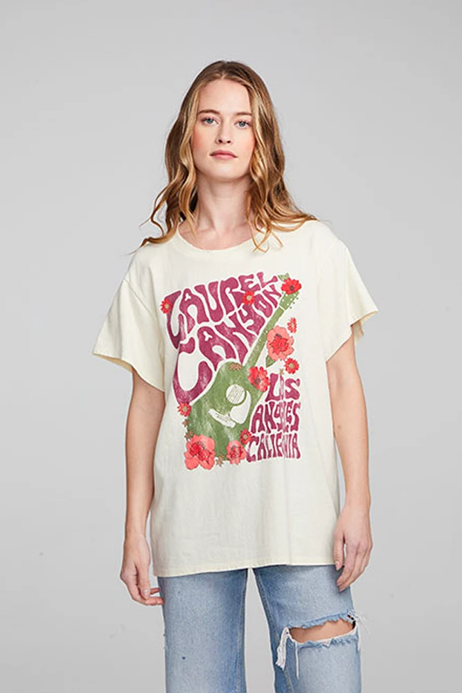 Laurel Canyon Poster Tee | Almond