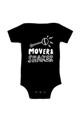 Mover & Shaker Onesie | Black