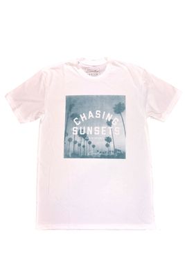 Chasing Sunsets Tee | White
