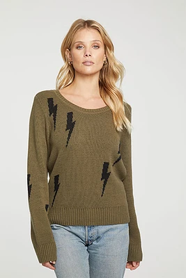 Bolt Long Sleeve Pullover | Safari