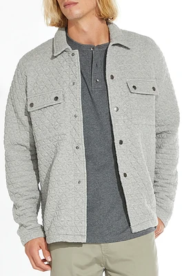 Bennett Knit Shirt Jacket | Heather Gray