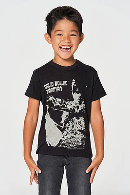 Boys David Bowie Starman Tee | Black