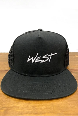 West Script Hat | Black