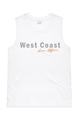 West Coast Affair Tank | White