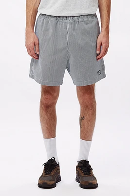 Easy Relaxed Twill Short | Navy Multi