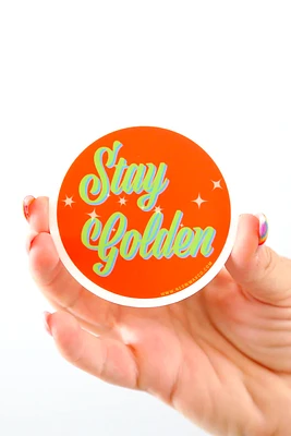 Stay Golden Sticker