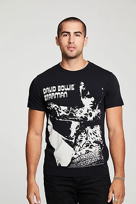 David Bowie Starman Tee | Black