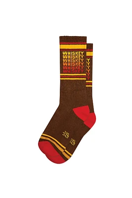 Whiskey Ribbed Gym Sock