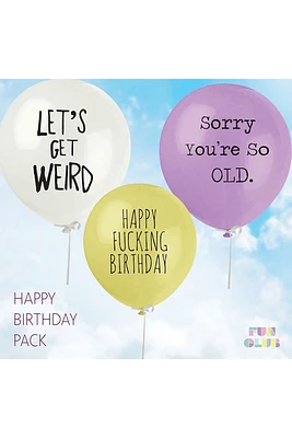 Happy Fucking Birthday Balloon Pack