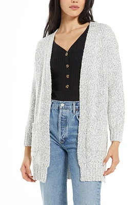 Paige Marled Cardigan | Pebble