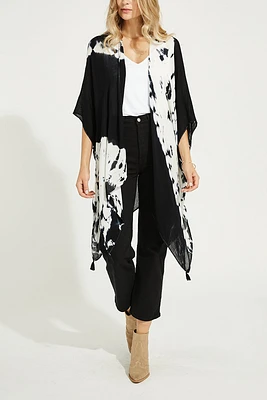 Heron Kimono | Black Tie Dye