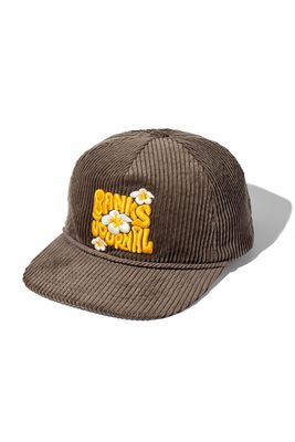 70's Floral Hat | Walnut