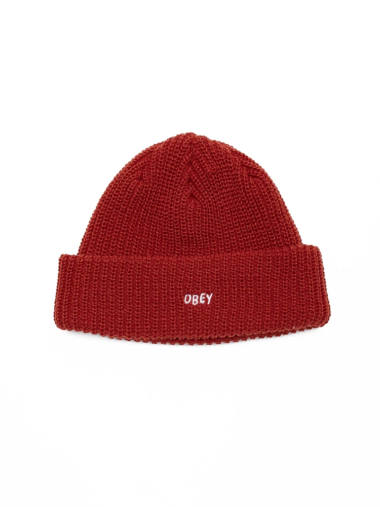 Jumbled Beanie / Brick Red