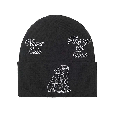 Never Late Beanie | Black