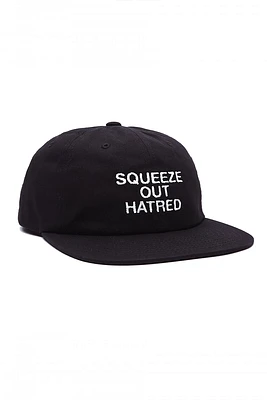 Hatred 6 Panel Strapback | Black