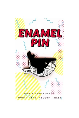 Whale Shit Enamel Pin