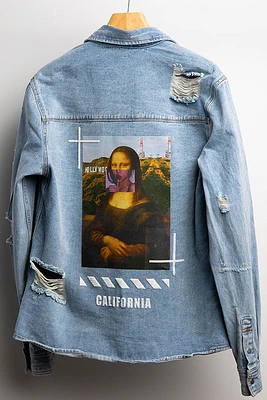 Mona Lisa Cali Jacket | Blue