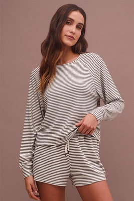 Staying Stripe Top | Natural