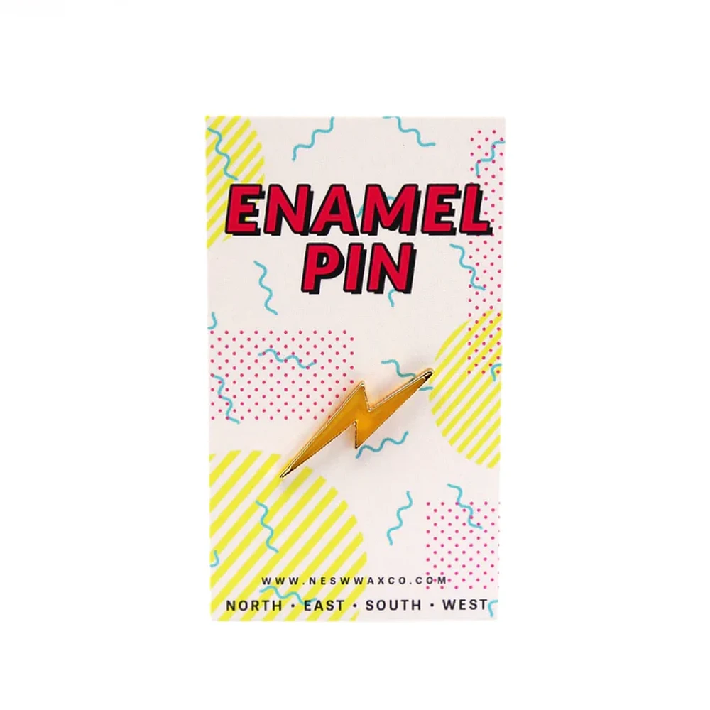 Lightning Bolt Enamel Pin