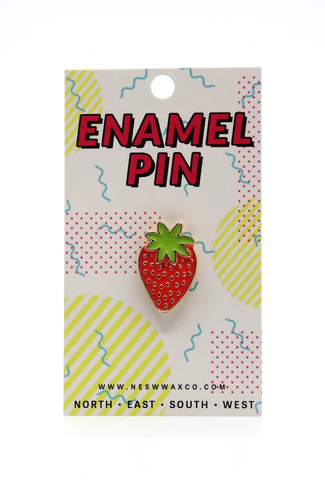 Strawberry Enamel Pin