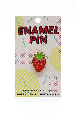 Strawberry Enamel Pin