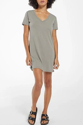 Organic T Shirt Dress | Dusty Sage