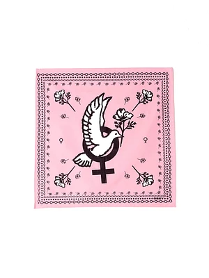 Peace Dove Bandana / Light Pink