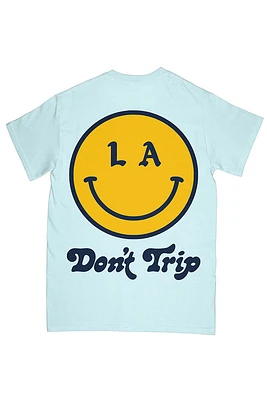 Be Happy LA Tee | Powder Blue