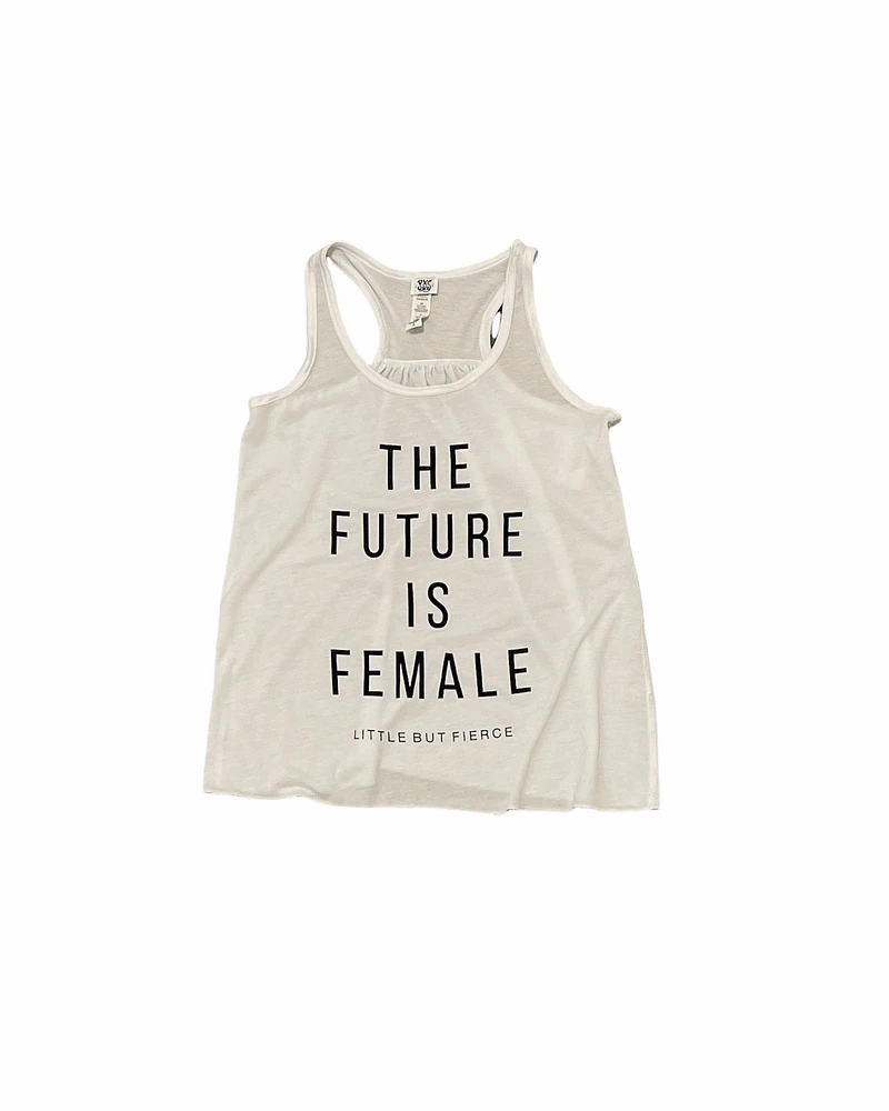 Youth Future Is Female Tank | White