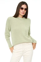 Darya Oversized Crewneck Pullover | Palm