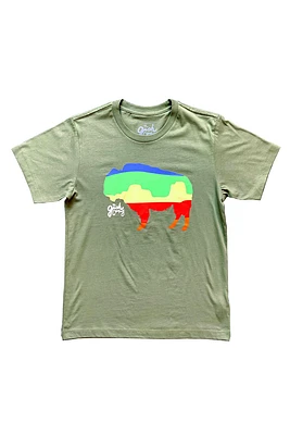 American Buffalo Tee | Military Green