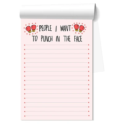 People I Want To Punch Notepad