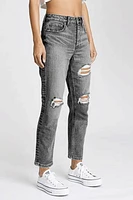 Original High Rise Mom Denim | Blackout