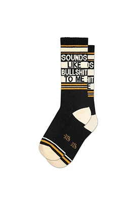 Sounds Like Bullshit Ribbed Gym Sock