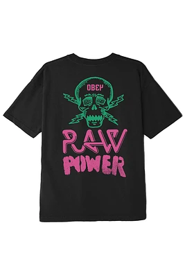 Raw Power Neon Tee | Black