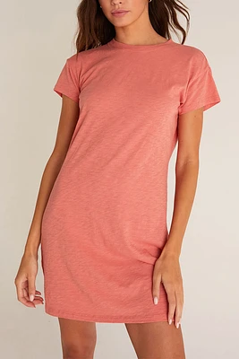 Modern Crew Slub Tee Dress | Canyon Rose