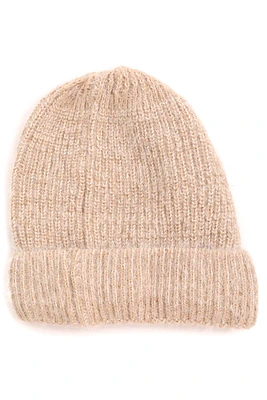 Fuzzy Ribbed Beanie