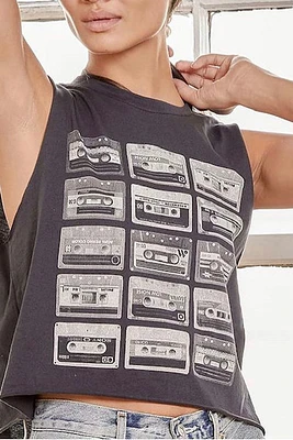 Cassette Tape Muscle | Black