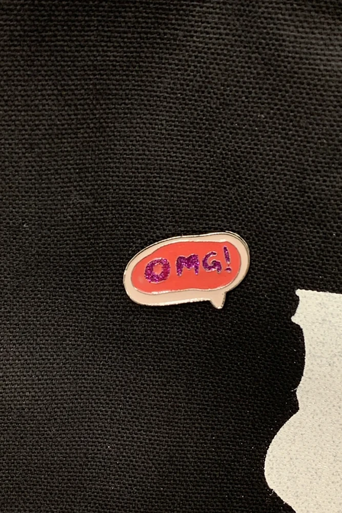 OMG Enamel Pin