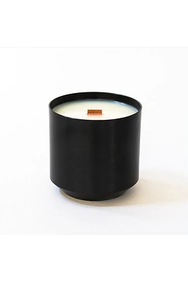 Amber + Vanilla Candle | Black 10oz