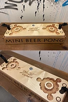 Wooden Crafted Mini Beer Pong Set