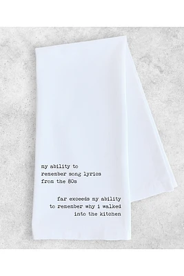 My Ability To Remember | Tea Towel