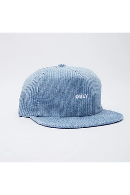 Bold Cord Strapback | Ice Blue