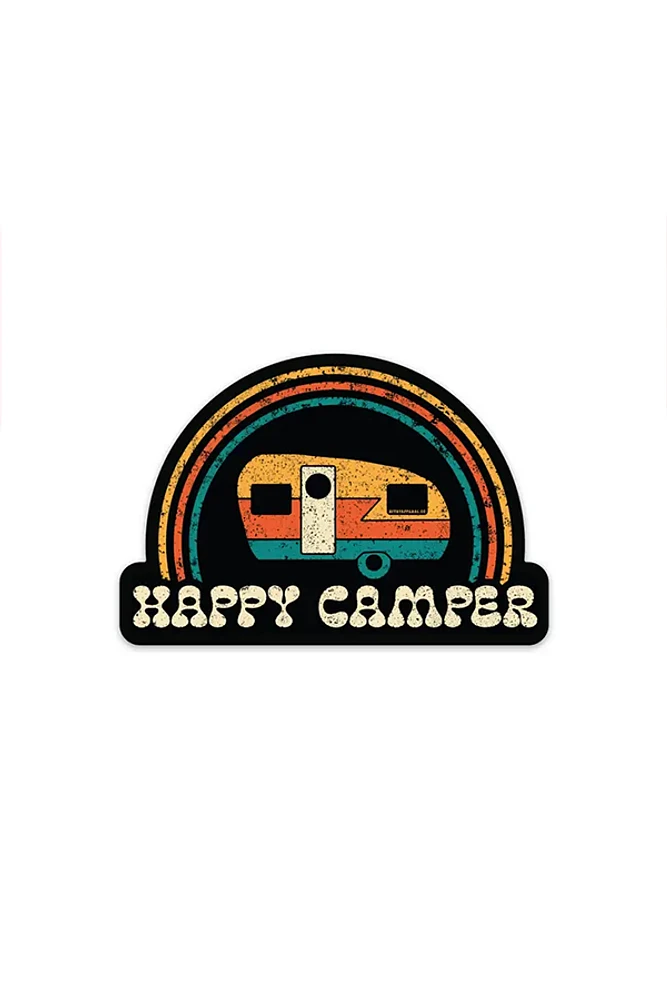 Happy Camper Sticker