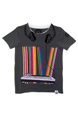 Vinyl Collection Kids Tee | Grey