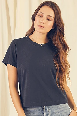 Treva Tee | Dark Navy