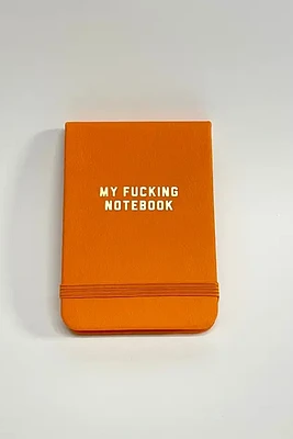 My Fucking Notebook Leatherette Pocket Journal